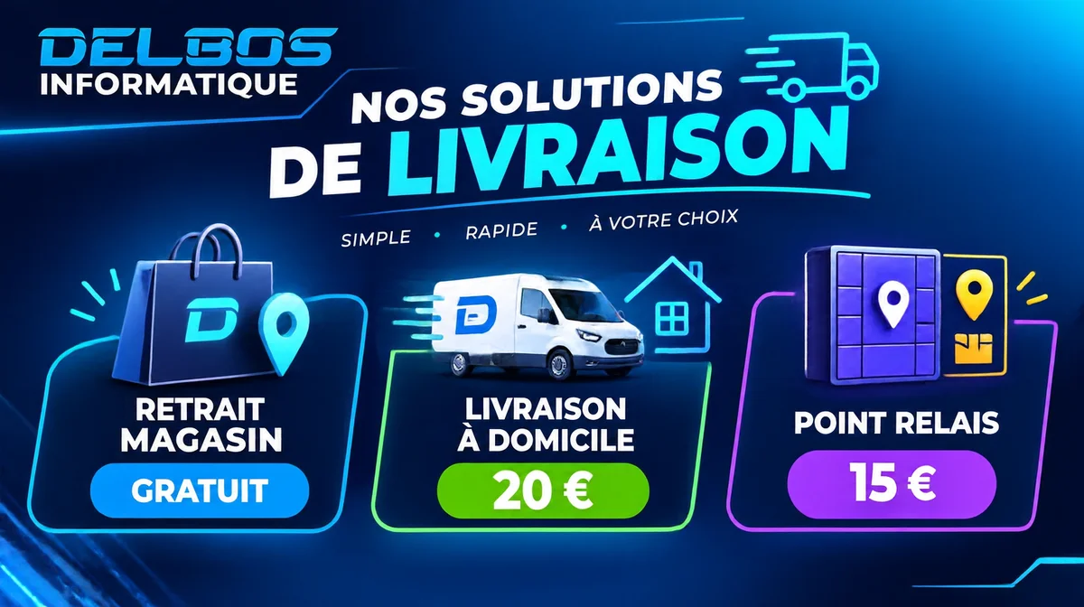 Retrait magasin ou Livraison