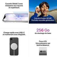 Apple iPhone 17E Noir 256 Go - 3