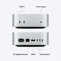 Apple Mac Mini M6 16 Go/256 Go (MHQK4ZD/A)