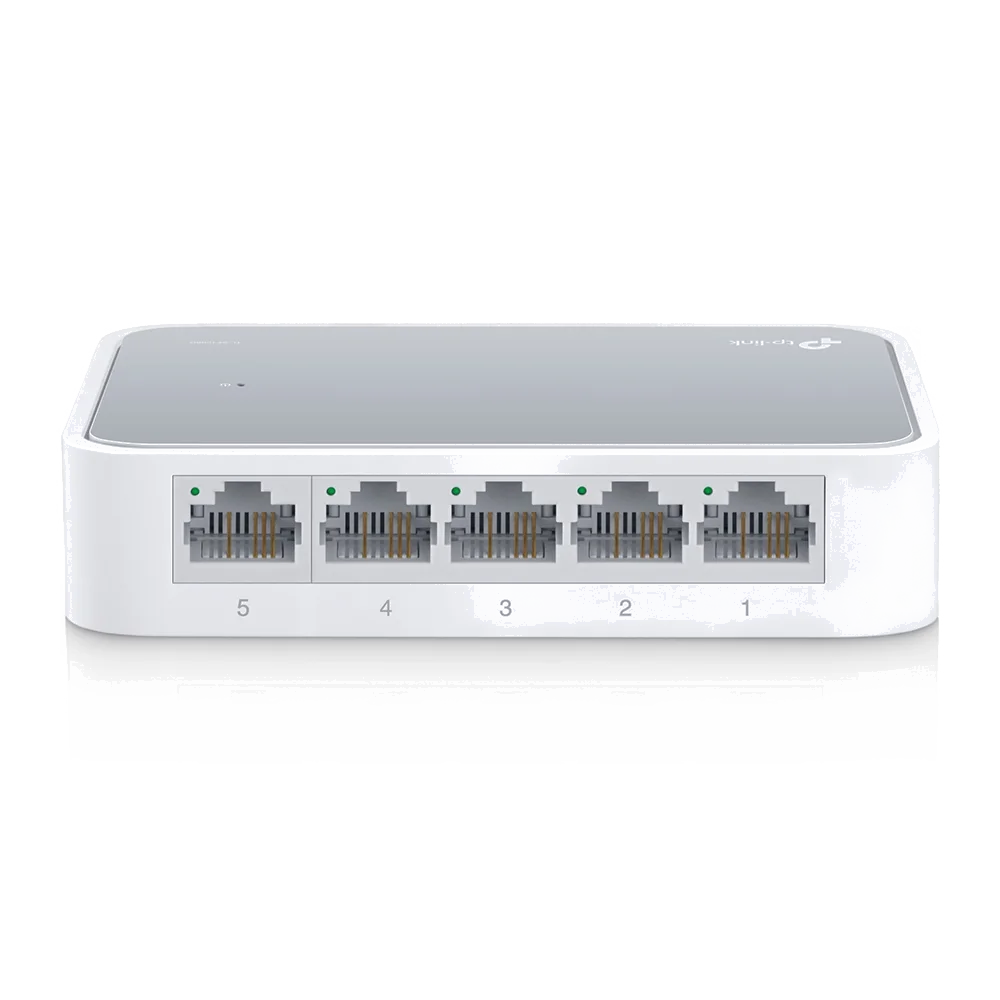 TP-Link TL-SF1005D Géré Fast Ethernet (10/100) Blanc