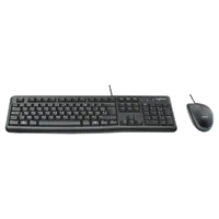 Ensemble Clavier et Souris Filaire Logitech MK120 AZERTY Noir - 3
