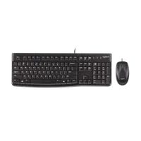 Ensemble Clavier et Souris Filaire Logitech MK120 AZERTY Noir - 7