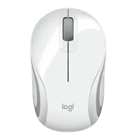 Souris sans fil Logitech M187 Ambidextre - Noir/Blanc