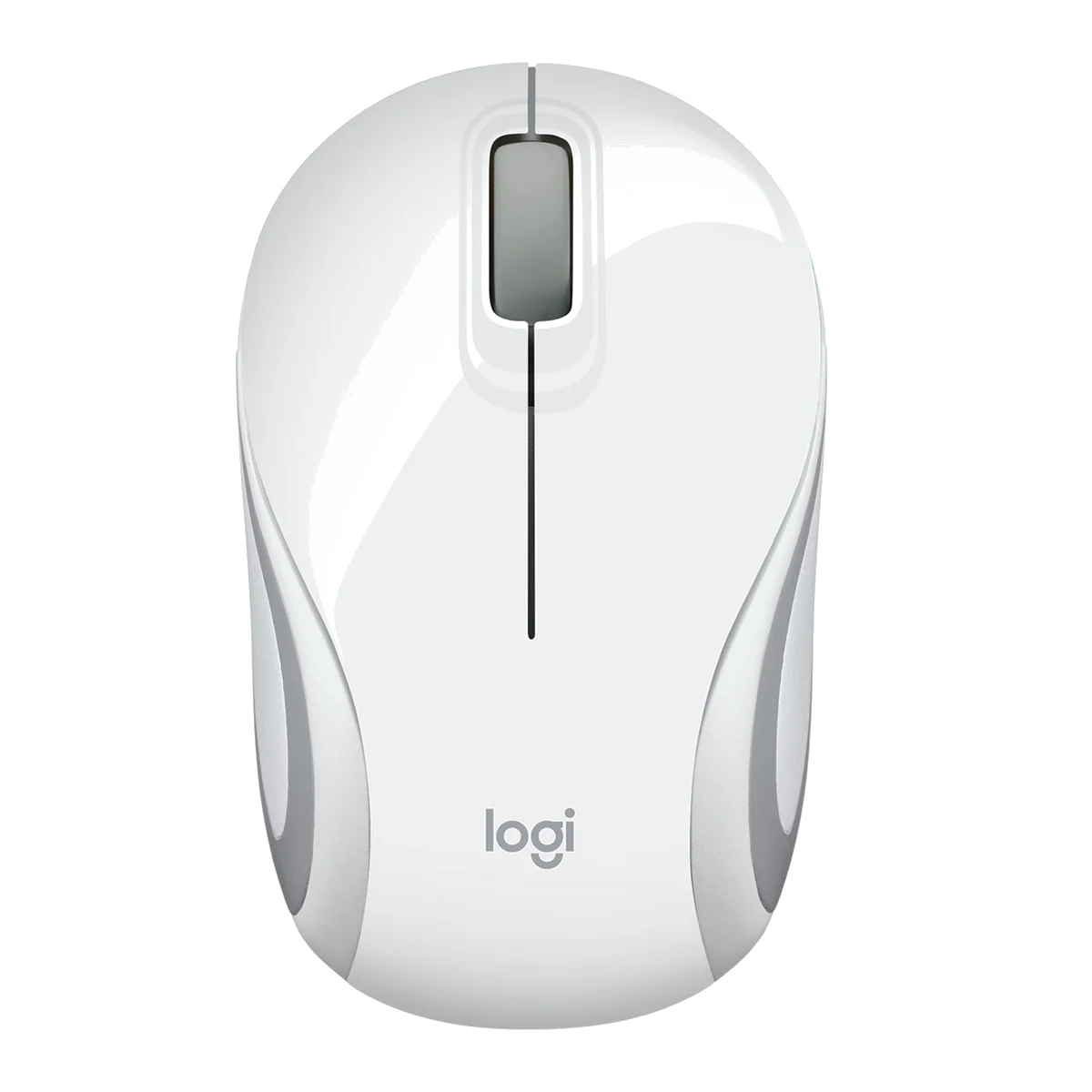 Souris sans fil Logitech M187 Ambidextre - Noir/Blanc
