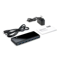 TP-Link UH700 hub & concentrateur USB 3.2 Gen 1 (3.1 Gen 1) Micro-B 5000 Mbit/s Noir - 3