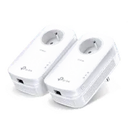 Kit 2 Adaptateurs CPL AV1300 Gigabit avec Prise Gigogne - 3