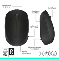 Souris sans fil Logitech M171 Noir - Fiabilité et Liberté - 13