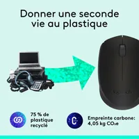 Souris sans fil Logitech M171 Noir - Fiabilité et Liberté - 9