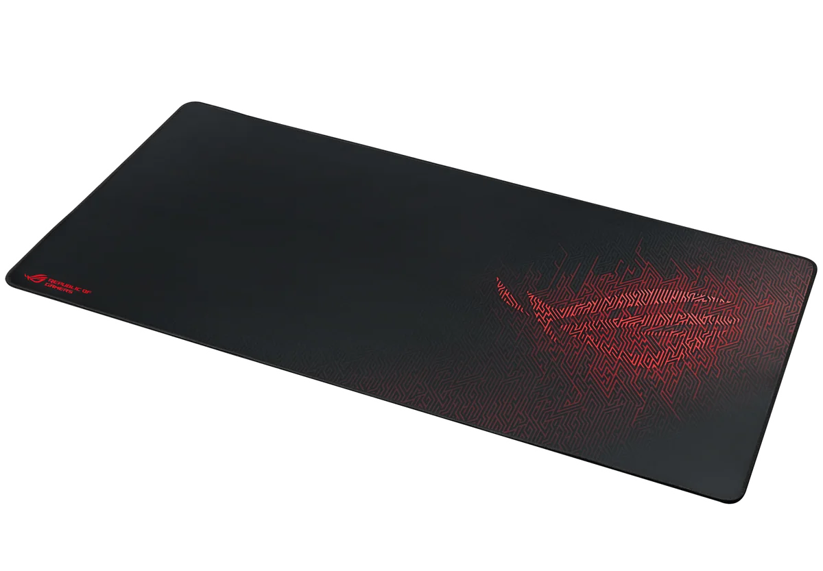 ASUS ROG Sheath Tapis de souris de jeu Noir, Rouge