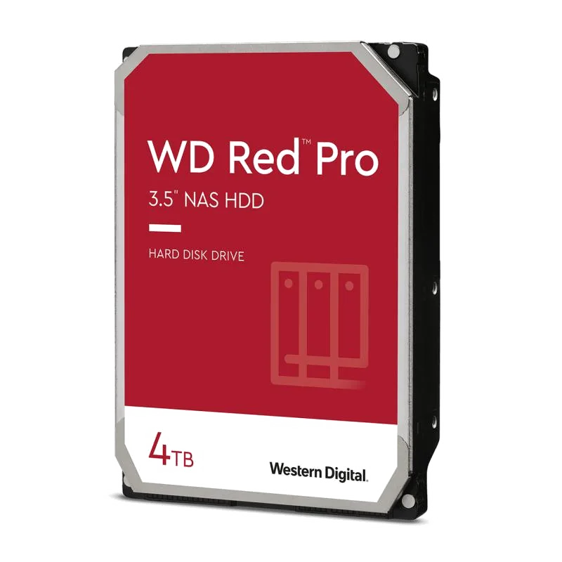 Disque Dur Interne Western Digital Red Pro 4 To - 7200 tr/min - 256 Mo Cache - SATA III