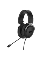 ASUS TUF Gaming H3 Casque Avec fil Arceau Noir, Gris
