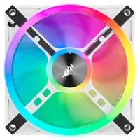 Ventilateur Boîtier Corsair iCUE QL120 RGB 120mm Blanc - 10