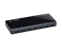 TP-Link UH720 hub & concentrateur USB 3.2 Gen 1 (3.1 Gen 1) Micro-B 5000 Mbit/s Noir