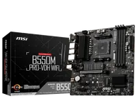 MSI B550M PRO-VDH WIFI carte mère AMD B550 Emplacement AM4 micro ATX - 1