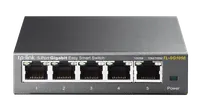 TP-Link TL-SG105E Géré L2 Gigabit Ethernet (10/100/1000) Noir - 1