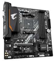 GIGABYTE B550M AORUS ELITE Carte mère - Processeurs AMD Ryzen 5000, VRM 5+3 phases, jusqu'à 4733 MHz DDR4, 1xPCIe 4.0 + 1xPCIe 3.0 M.2, LAN 1GbE, USB 3.2 Gen 1 - 3