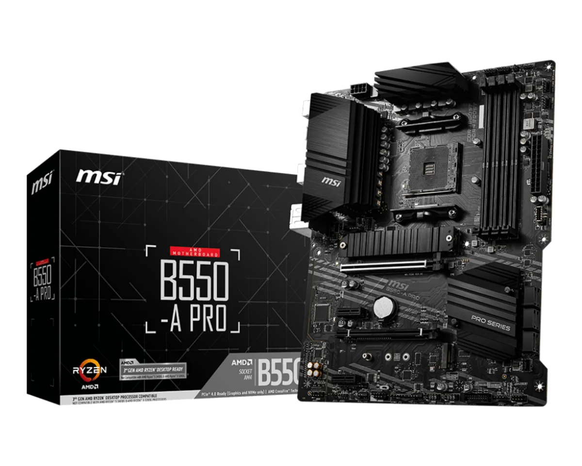 MSI B550-A PRO carte mère AMD B550 Emplacement AM4 ATX