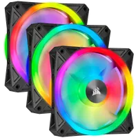 Lot de 2 Ventilateurs Boîtier Corsair iCUE QL140 RGB PWM 140mm avec Lighting Node Core - 15