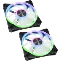 Lot de 2 Ventilateurs Boîtier Corsair iCUE QL140 RGB PWM 140mm avec Lighting Node Core - 4