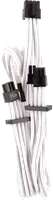 Câble d'alimentation PCIe Sleeved 2 Connecteurs Type 4 Blanc - CORSAIR Premium - 3