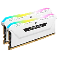 Kit Mémoire RAM Corsair Vengeance RGB Pro SL 32 Go (2x16 Go) DDR4 3200 MHz CL16 Blanc - 4