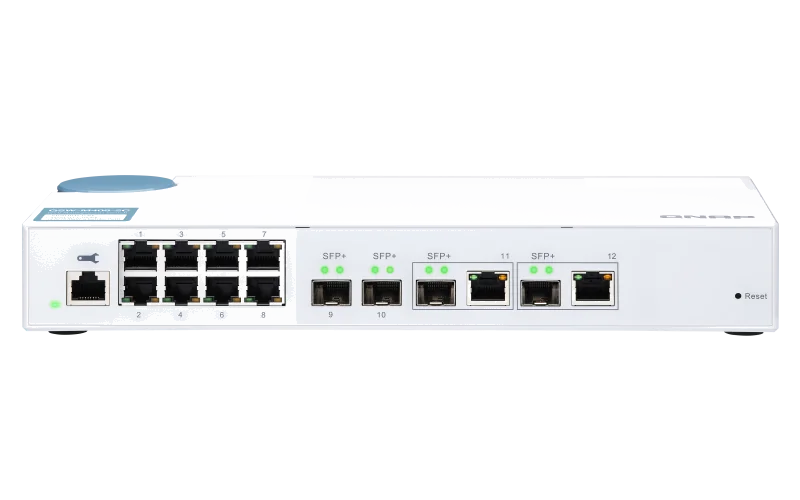 QNAP QSW-M408-2C commutateur réseau Géré L2 10G Ethernet (100/1000/10000) Blanc