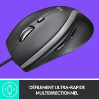 Souris Filaire Avancée Logitech M500s Noir - Confort et Productivité - 4