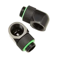 CORSAIR Hydro X Series XF Embout 45° Rotatif - Noir (Lot de 2) - 1