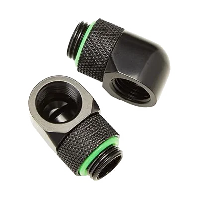 CORSAIR Hydro X Series XF Embout 45° Rotatif - Noir (Lot de 2)