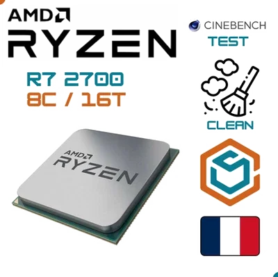 Processeur AMD Ryzen 7 5700G 3.8 GHz Socket AM4 - 8 Coeurs / 16 Threads