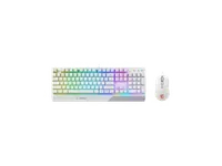 Pack Clavier Souris Gaming MSI Vigor GK30 Combo White FR RGB AZERTY Blanc