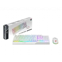 Pack Clavier Souris Gaming MSI Vigor GK30 Combo White FR RGB AZERTY Blanc - 5