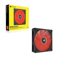 Ventilateur Boîtier Corsair ML140 LED Elite 140mm Rouge PWM Lévitation Magnétique - 2