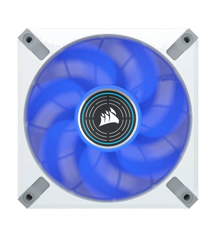 Ventilateur Boîtier Corsair ML120 LED Elite Blanc 120mm - Lévitation Magnétique, LED Bleues