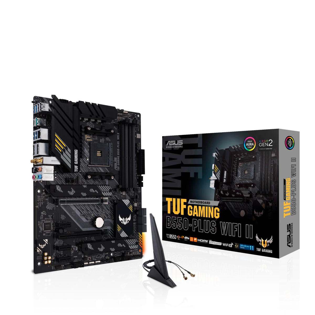 ASUS TUF GAMING B550-PLUS WIFI II AMD B550 Emplacement AM4 ATX