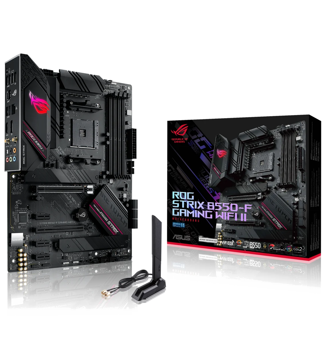 ASUS ROG STRIX B550-F GAMING WIFI II AMD B550 Emplacement AM4 ATX