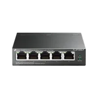 TP-Link TL-SF1005LP commutateur réseau Non-géré Fast Ethernet (10/100) Connexion Ethernet, supportant l'alimentation via ce port (PoE) Noir