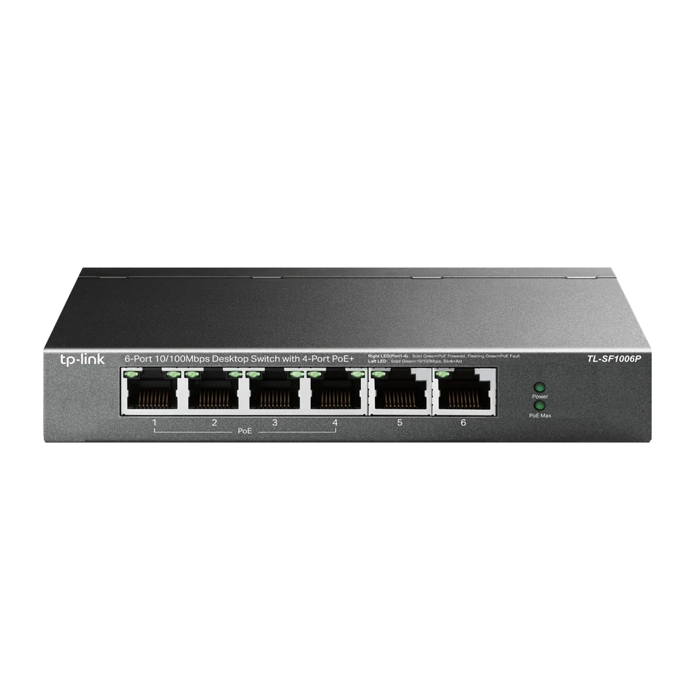 TP-Link TL-SF1006P - Switch Réseau Fast Ethernet PoE Non-Géré