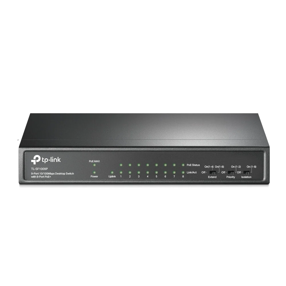 TP-Link TL-SF1009P - Commutateur réseau Fast Ethernet PoE Non-géré