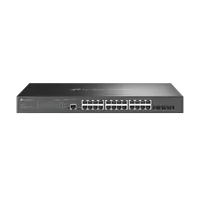 TP-Link Omada SG3428MP commutateur réseau Géré L2+ Gigabit Ethernet (10/100/1000) Connexion Ethernet, supportant l'alimentation via ce port (PoE) 1U Noir