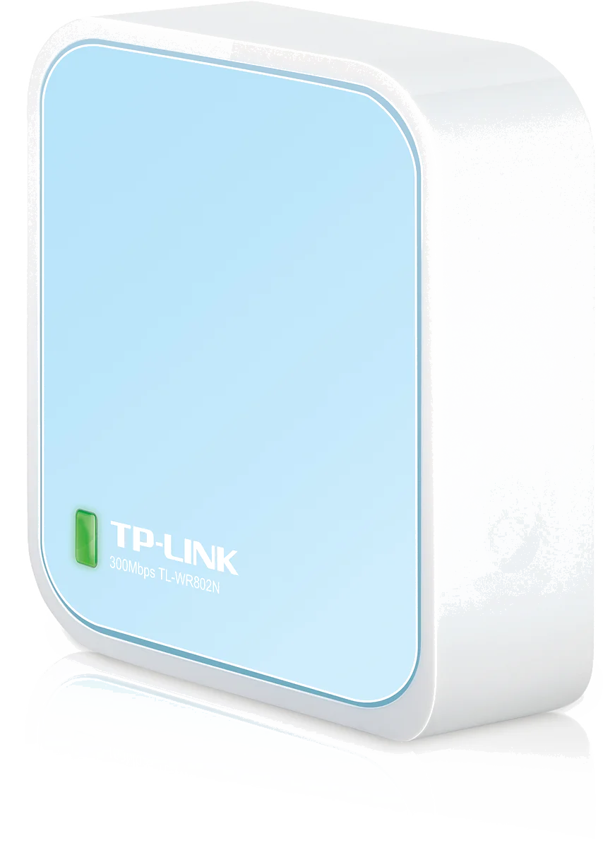 TP-Link TL-WR802N routeur sans fil Fast Ethernet Monobande (2,4 GHz) Bleu, Blanc