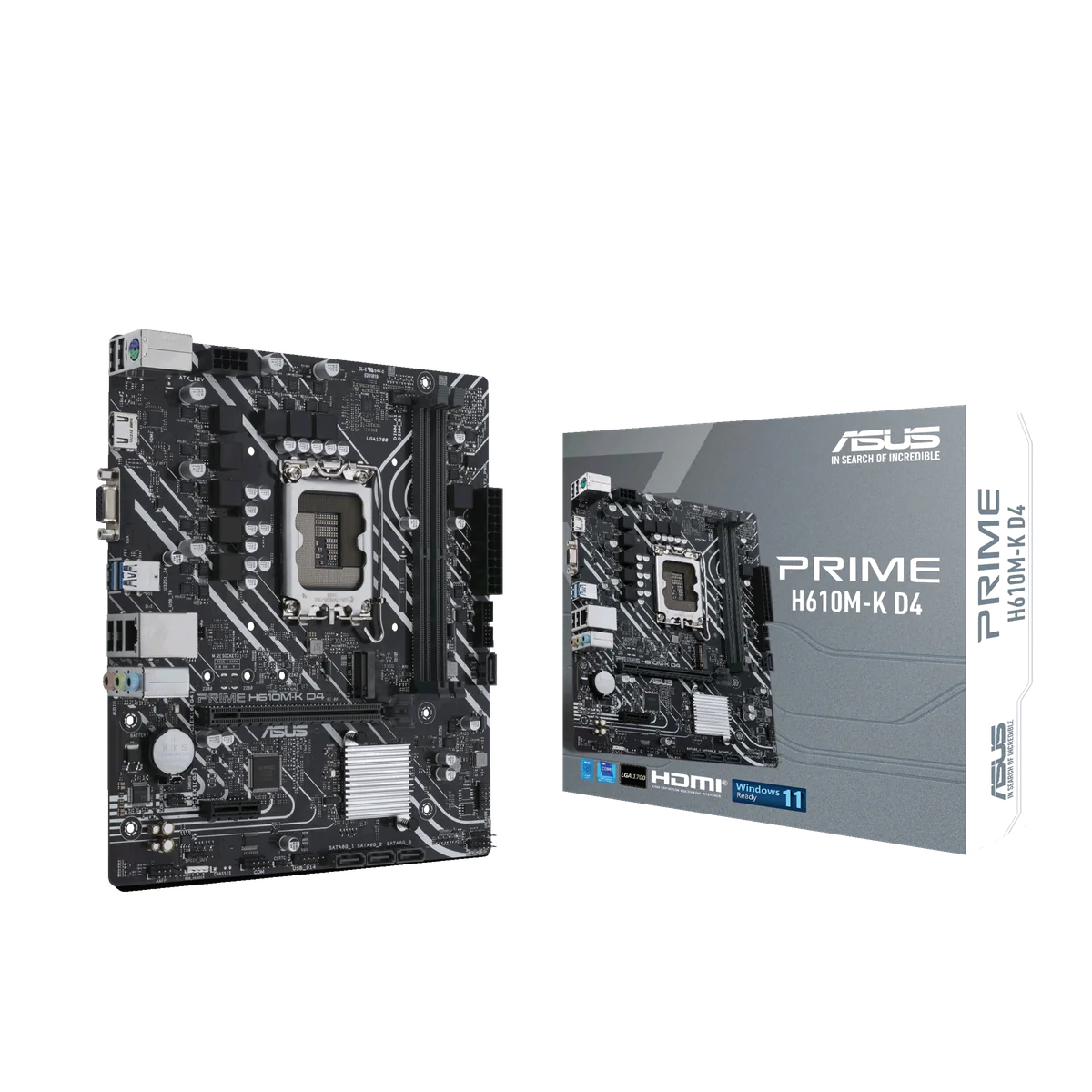 ASUS PRIME H610M-K D4 Intel H610 LGA 1700 micro ATX