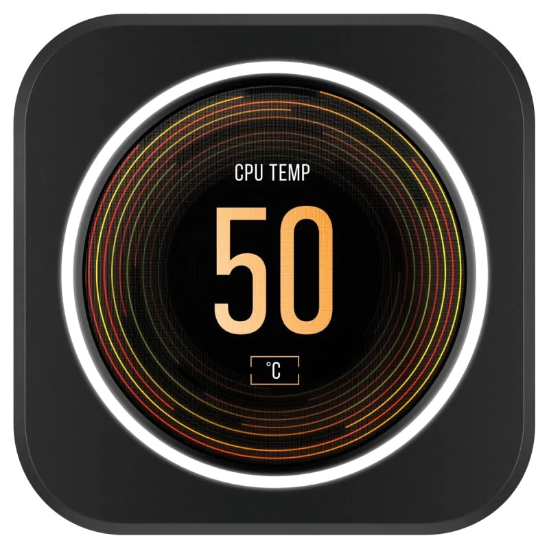 Kit de Mise à Niveau LCD iCUE ELITE pour Refroidisseur CPU - Noir