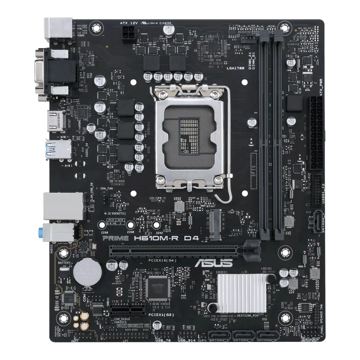 ASUS PRIME H610M-R D4 Intel H610 LGA 1700 micro ATX