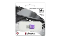Kingston Technology DataTraveler 64 Go microDuo 3C 200 Mo/s dual USB-A + USB-C - 6