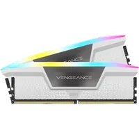 Kit Mémoire RAM Corsair Vengeance RGB DDR5 32 Go (2x16 Go) 6000 MHz CL40 Blanc - 2