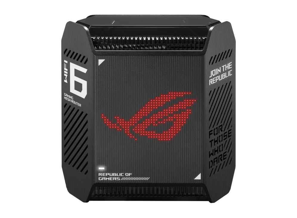ASUS ROG Rapture GT6 AX10000 AiMesh 1 Pack Tri-bande (2,4 GHz / 5 GHz / 5 GHz) Wi-Fi 6 (802.11ax) Noir 4 Interne