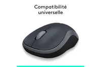 Souris Sans Fil Logitech M185 - Ambidextre, Grise - 4