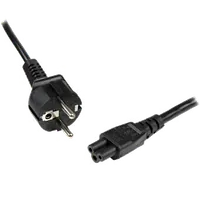 Câble d'alimentation Secteur Trefle Schuko CEE7 vers IEC C5 - 1m - 1