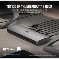 Station d'accueil CORSAIR TBT100 Thunderbolt 3 - Connectivité Ultime - 5